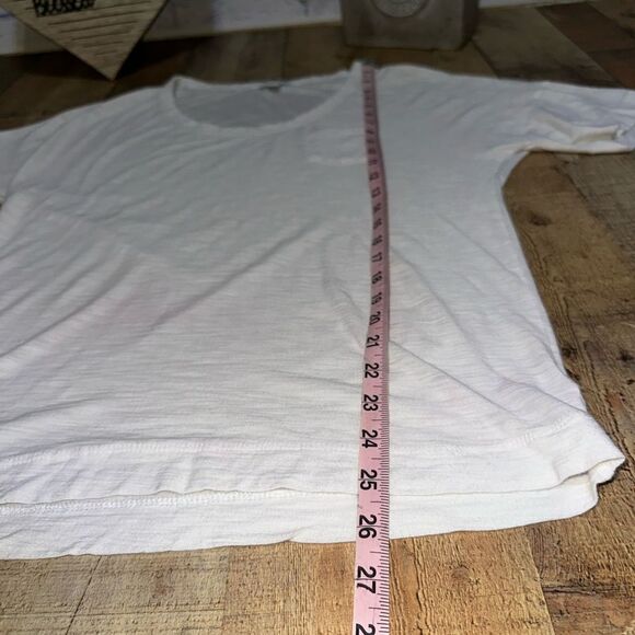 JAMES PERSE Women's Crewneck Tee Shirt Top White size 2 Medium - Picture 6 of 13